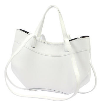 Kožená kabelka Luka bílá KZ2261323