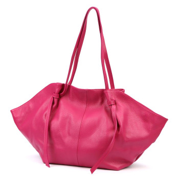 Kožená kabelka Luka fuchsiová KZ2261283