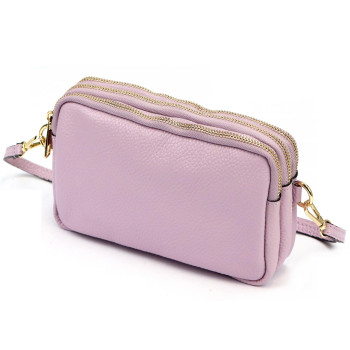 Kožená kabelka Luka fialová KZ2261108