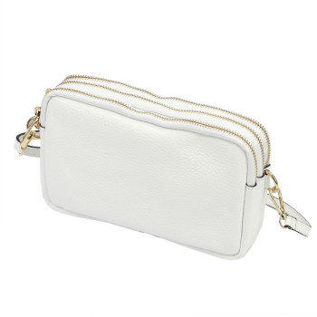 Kožená kabelka Luka bílá KZ2261114