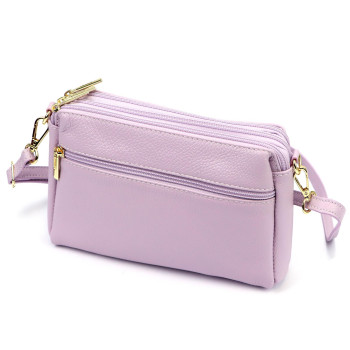 Kožená kabelka Luka fialová KZ2261195