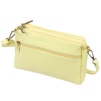 Kožená kabelka Luka žlutá KZ2261198