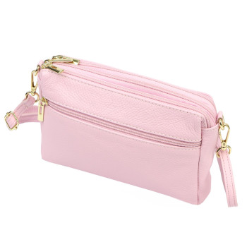 Kožená kabelka Luka růžová KZ2261199