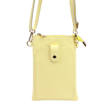 Kožená kabelka Luka žlutá KZ2260758