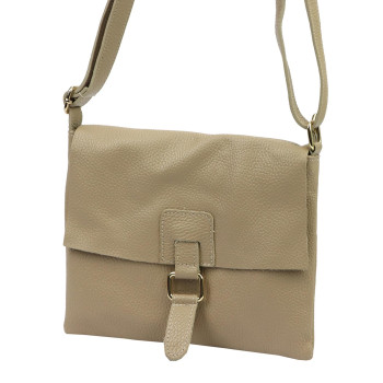 Kožená kabelka Luka béžová KZ2260890