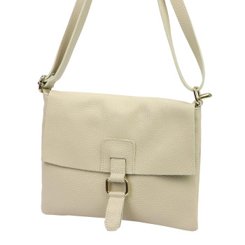 Kožená kabelka Luka béžová KZ2260969