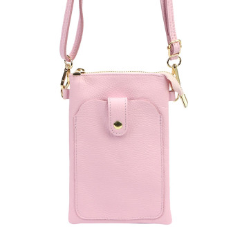 Kožená kabelka Luka růžová KZ2261239