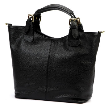 Kožená kabelka Luka černá KZ2261382