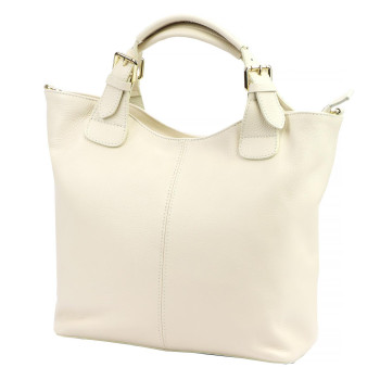 Kožená kabelka Luka béžová KZ2261438