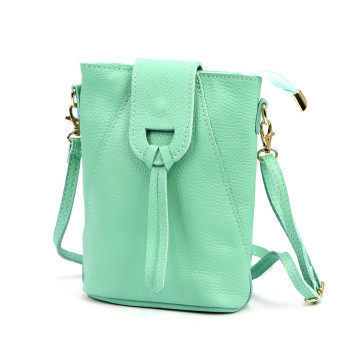 Kožená kabelka Luka zelená KZ2261494