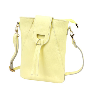 Kožená kabelka Luka žlutá KZ2261495