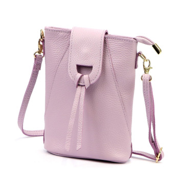 Kožená kabelka Luka fialová KZ2261498