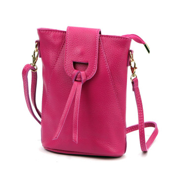 Kožená kabelka Luka fuchsiová KZ2261499