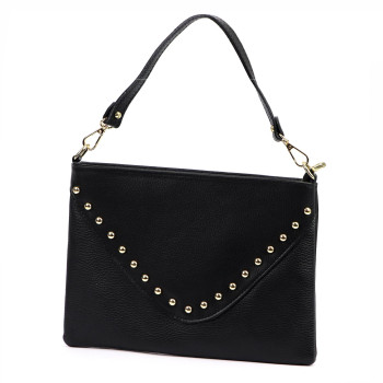 Kožená kabelka Luka černá KZ2261373