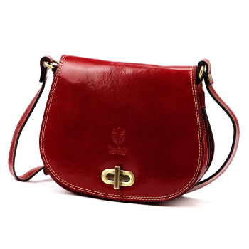 Kožená kabelka Florence červená KZ2261441