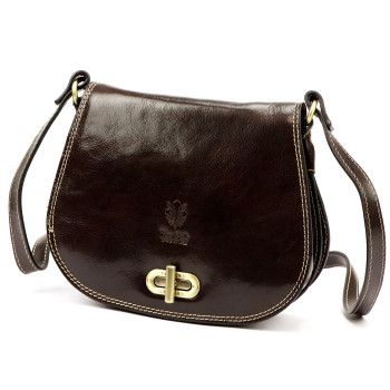 Kožená kabelka Florence hnědá KZ2261444