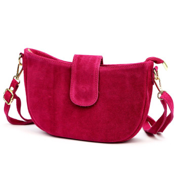 Kožená kabelka Luka fuchsiová KZ2261542