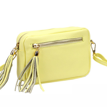 Kožená kabelka Luka žlutá KZ2261510