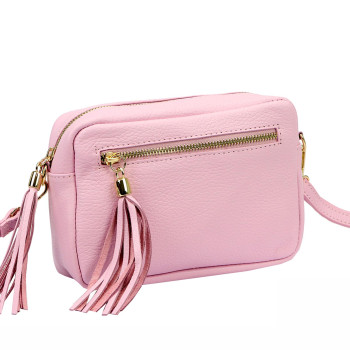 Kožená kabelka Luka růžová KZ2261515