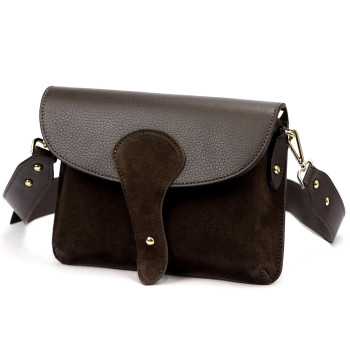 Kožená kabelka Luka hnědá KZ2261676