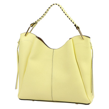 Kožená kabelka Luka žlutá KZ2261698