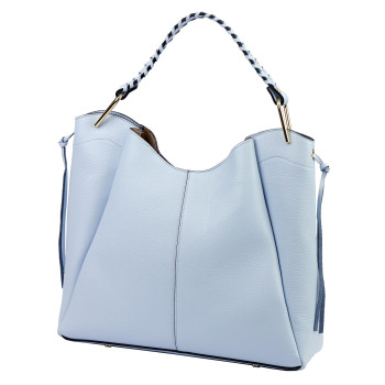 Kožená kabelka Luka modrá KZ2261699