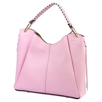 Kožená kabelka Luka růžová KZ2261700