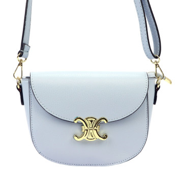 Kožená kabelka Luka modrá KZ2257133