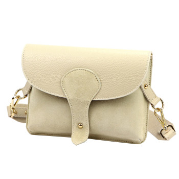 Kožená kabelka Luka béžová KZ2261675