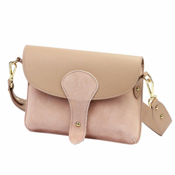 Kožená kabelka Luka růžová KZ2261678