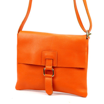 Kožená kabelka Luka oranžová KZ2260898