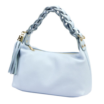 Kožená kabelka Luka modrá KZ2261635