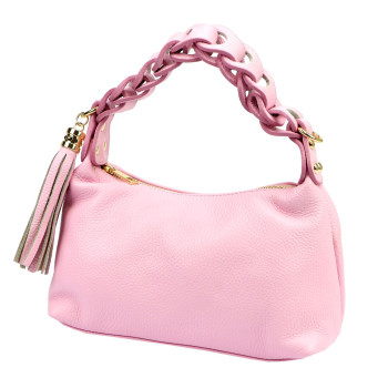 Kožená kabelka Luka růžová KZ2261636