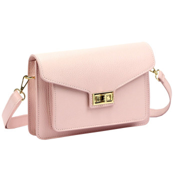 Kožená kabelka Luka růžová KZ2261481