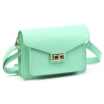 Kožená kabelka Luka zelená KZ2261483