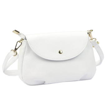 Kožená kabelka Luka bílá KZ2261704