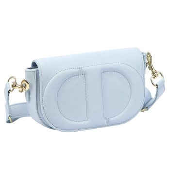 Kožená kabelka Luka modrá KZ2261478