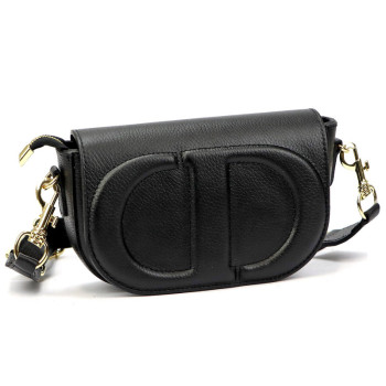 Kožená kabelka Luka černá KZ2261439