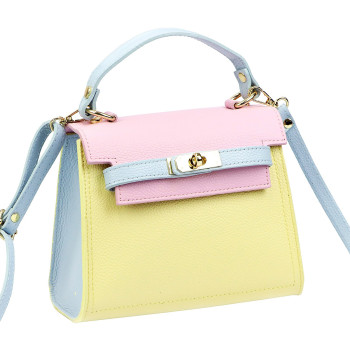 Kožená kabelka Luka žlutá KZ2260770