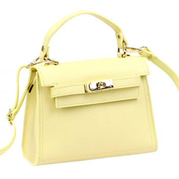 Kožená kabelka Luka žlutá KZ2260769