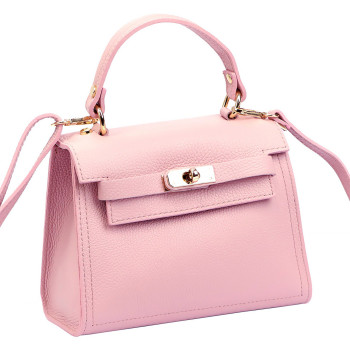 Kožená kabelka Luka růžová KZ2260789