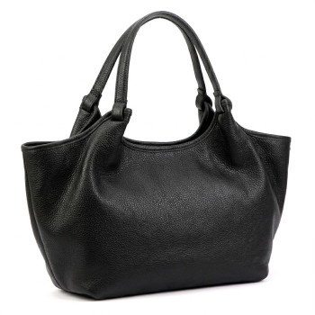 Kožená kabelka Luka černá KZ2261376