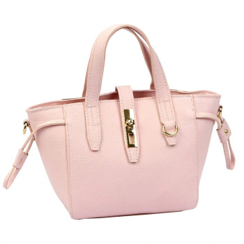 Kožená kabelka Luka růžová KZ2261072