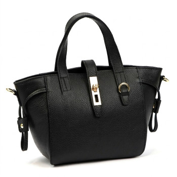 Kožená kabelka Luka černá KZ2260989