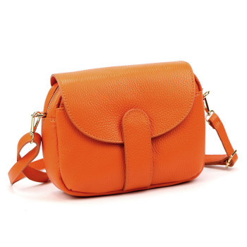 Kožená kabelka Luka oranžová KZ2261265