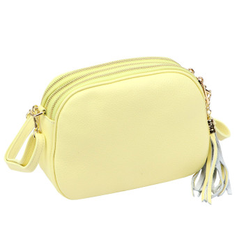 Kožená kabelka Luka žlutá KZ2261649