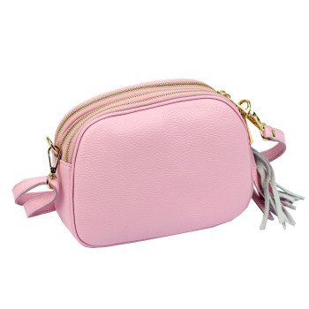 Kožená kabelka Luka růžová KZ2261647