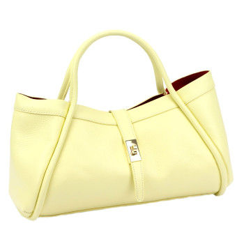Kožená kabelka Camilla žlutá KZ2261661