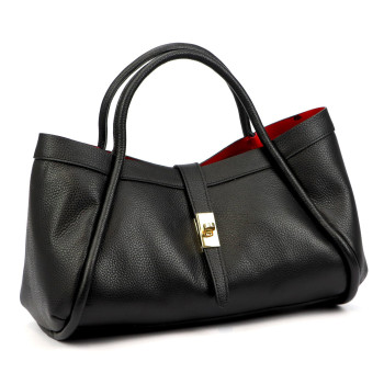 Kožená kabelka Camilla černá KZ2261379