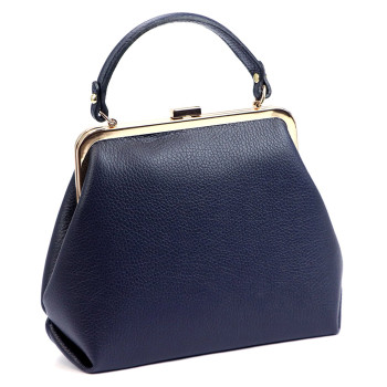 Kožená kabelka Luka modrá KZ2254481